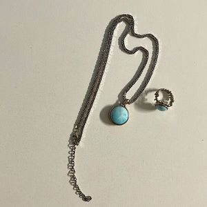 Marahlago Necklace and Ring 💙 NWOT